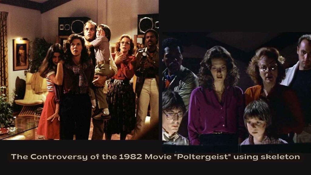 The Controversy of the 1982 Movie "Poltergeist" using skeleton