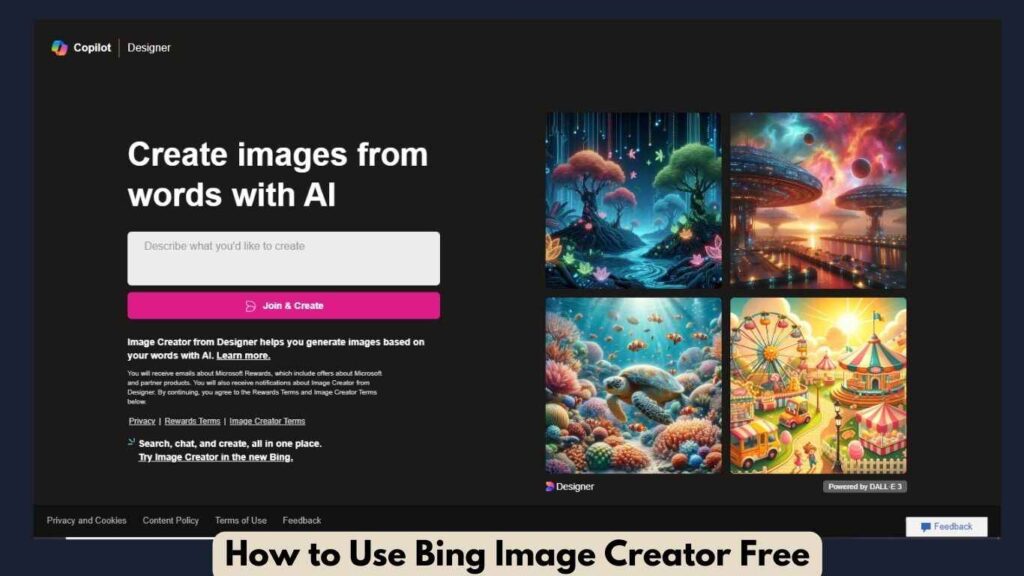 How to Use Bing Image Creator Free